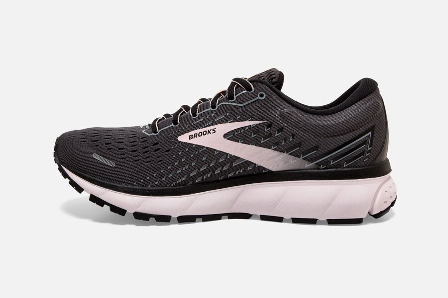 Brooks Running Shoes Womens Black/Pink - Ghost 13 Road - 2340-AQPLU